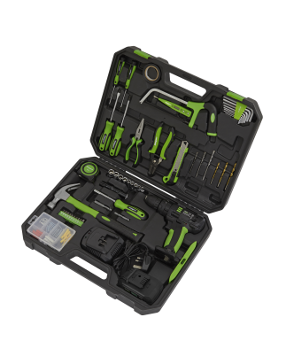 Tool Kit with Cordless Drill 101pc