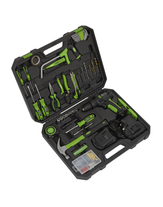 Tool Kit with Cordless Drill 101pc