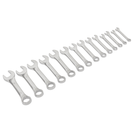 Combination Spanner Set 14pc Stubby