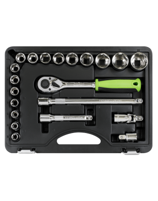 Socket Set 21pc 1/2"Sq Drive Metric