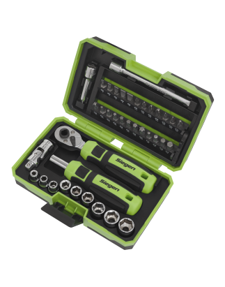 Socket & Bit Set 38pc 1/4"Sq Drive