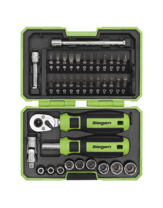 Socket & Bit Set 38pc 1/4"Sq Drive