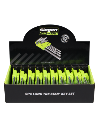 Long TRX-Star* Key Set 9pc - Display Box of 10