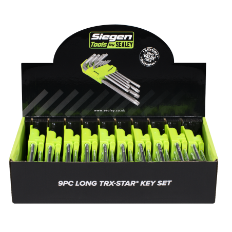 Long TRX-Star* Key Set 9pc - Display Box of 10