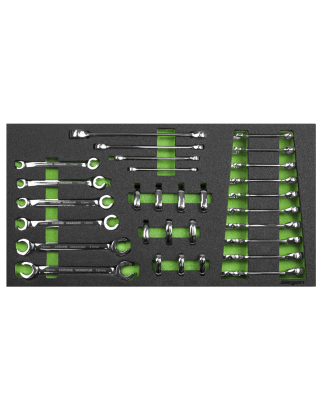 Tool Tray with Specialised Spanner Set 30pc - Metric