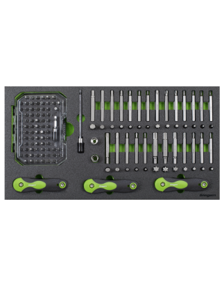 Tool Tray with Specialised Bits & Folding Hex Keys 170pc