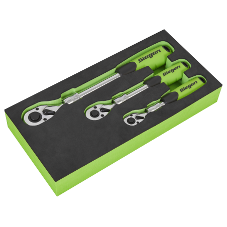 Ratchet Wrench Extendable 3pc Set