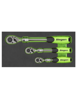 Ratchet Wrench Extendable 3pc Set