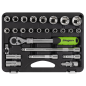 Socket Set Extendable Ratchet 1/2"Sq Drive 26pc