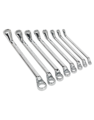 Deep Offset Ring Spanner Set 8pc Metric