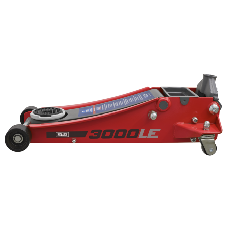 Low Profile Trolley Jack with Rocket Lift 3 Tonne - Red