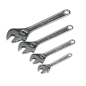 Adjustable Wrench Set 4pc 150, 200, 250 & 300mm