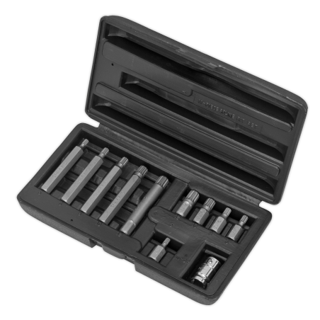 Spline Bit & Holder Set 11pc - 3/8"Sq Drive