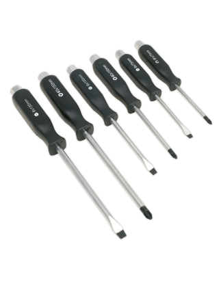 Screwdriver Set 6pc Hammer-Thru