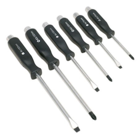 Screwdriver Set 6pc Hammer-Thru