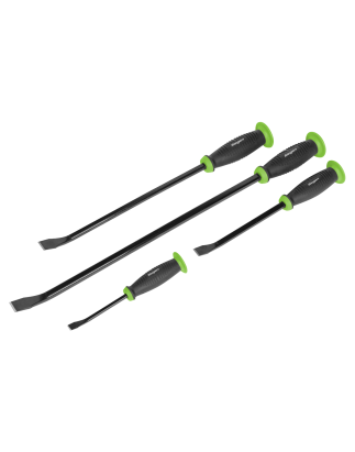 Pry Bar Set with Hammer Cap 4pc