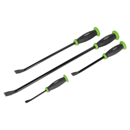 Pry Bar Set with Hammer Cap 4pc