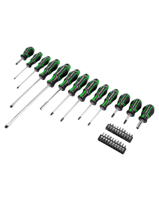 Screwdriver & Bit Set 33pc GripMAX® - Hi-Vis