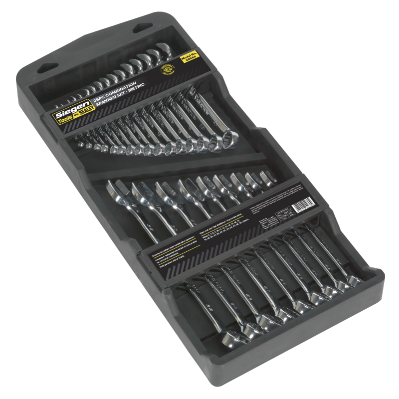 Combination Spanner Set 25pc Metric