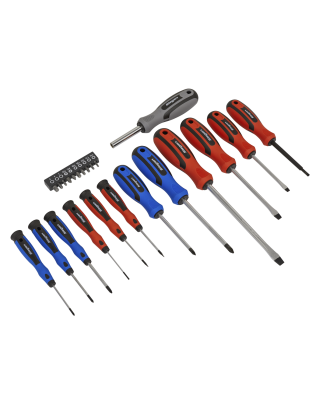 Soft Grip Screwdriver & Bit Set 23pc