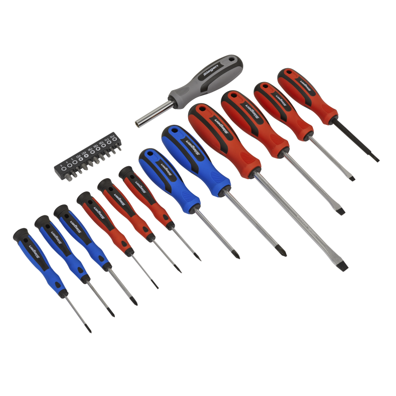 Soft Grip Screwdriver & Bit Set 23pc