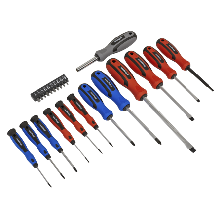 Soft Grip Screwdriver & Bit Set 23pc