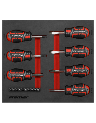 Stubby Screwdriver Set 17pc GripMAX®