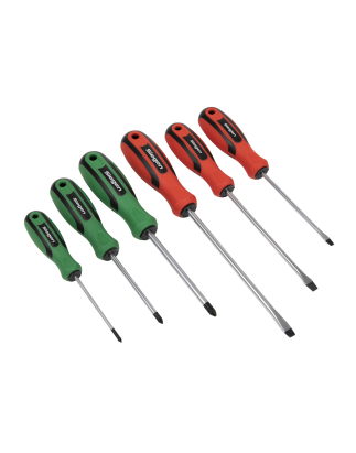 Soft Grip Screwdriver Set 6pc