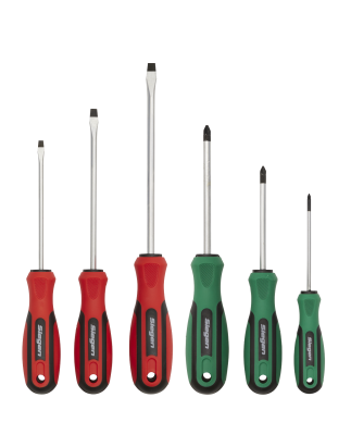 Soft Grip Screwdriver Set 6pc