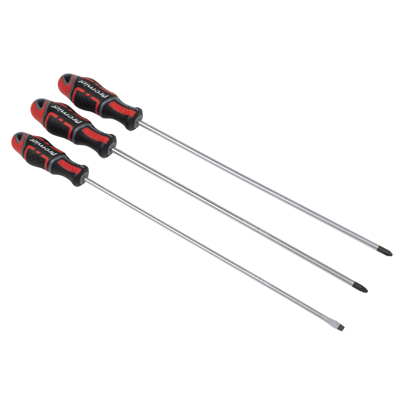 GripMAX® Screwdriver Set Extra-Long 3pc