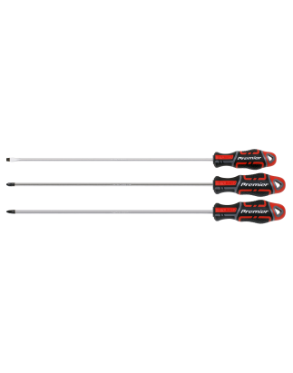 GripMAX® Screwdriver Set Extra-Long 3pc