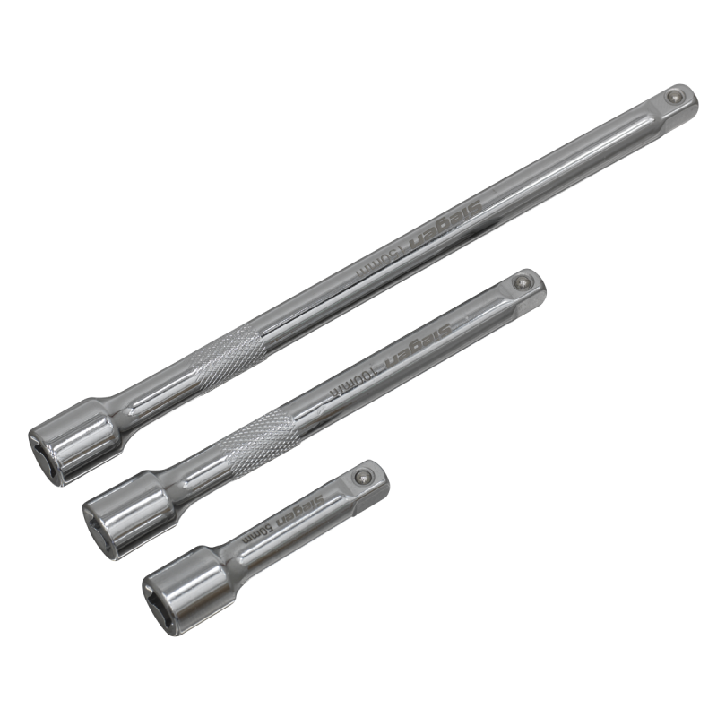 Extension Bar Set 3pc 1/4"Sq Drive