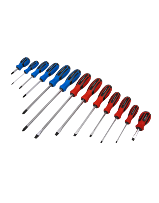 Screwdriver Set 13pc Hammer-Thru