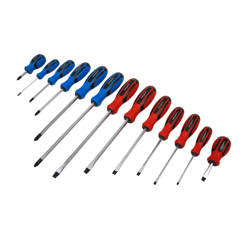 Screwdriver Set 13pc Hammer-Thru