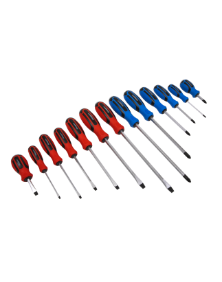 Screwdriver Set 13pc Hammer-Thru