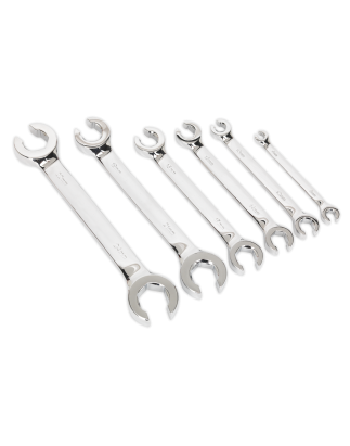 Flare Nut Spanner Set 6pc Metric