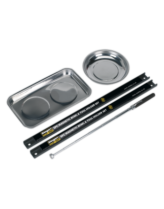 Magnetic Bowl & Tool Holder Set 5pc