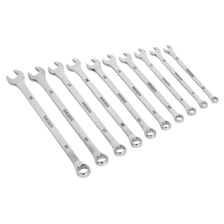 Combination Spanner Set 10pc Extra-Long Metric