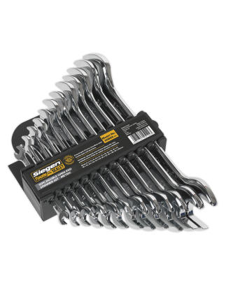 Double Open-End Spanner Set 12pc Metric