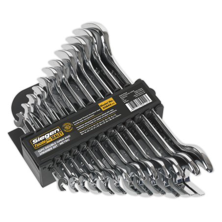 Double Open-End Spanner Set 12pc Metric