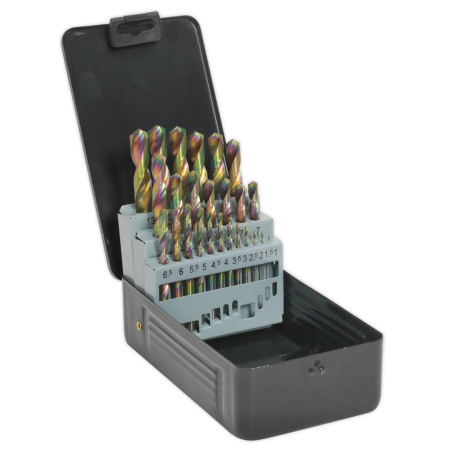 HSS Drill Bit Set 25pc Edge Ground - Metric DIN 338