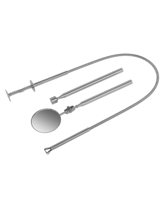 Ensemble de ramassage magnétique, de griffes flexibles et d'outils d'inspection, 3 pièces