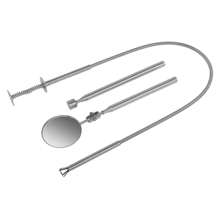 Ensemble de ramassage magnétique, de griffes flexibles et d'outils d'inspection, 3 pièces