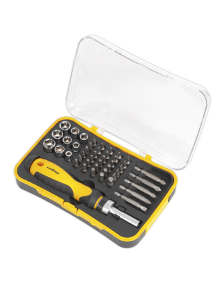 Socket & Bit Set 45pc Ratchet Screwdriver