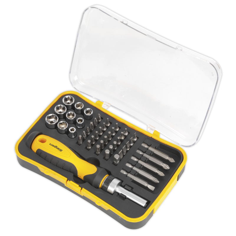 Socket & Bit Set 45pc Ratchet Screwdriver