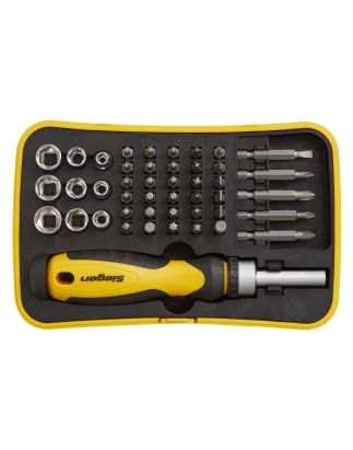 Socket & Bit Set 45pc Ratchet Screwdriver