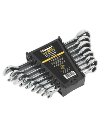 Combination Ratchet Spanner Set 8pc Imperial