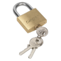 Brass Body Padlock with Brass Cylinder 40mm