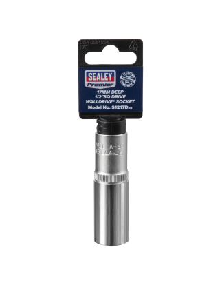 Douille WallDrive® 17 mm de profondeur, entraînement 1/2" carré