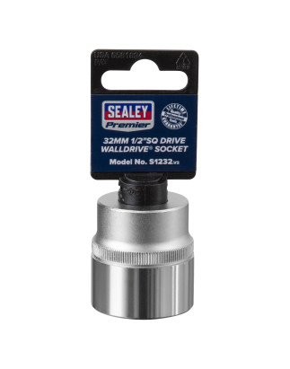 WallDrive® Socket 32mm 1/2"Sq Drive